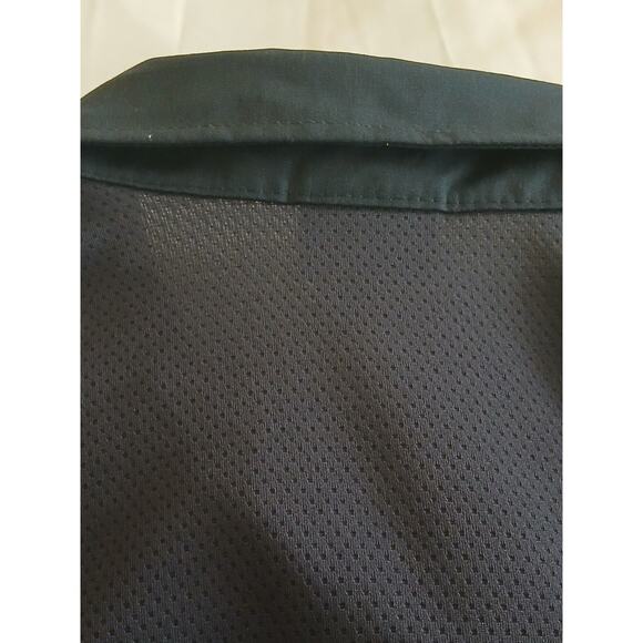 Red Kap Work Shirt Mens 3XL Navy Blue 2 Pocket Work Uniform Short Sleeve Utility - Picture 9 of 15